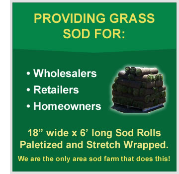 Providing Grass Sod for Wholesalers, Retailers, Homeowners